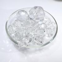 15mm 20mm 30mm 40mm 50mm lustre couleur prisme clair facettes diamant suspendus boules de verre cristal avec trous