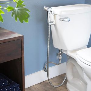 Pulvérisateur de bidet moderne en ABS électroplaqué, 1/2 pouce, portable, 1,2 m, en boîte, ensemble Shattaf pour salle de bain, excellent rapport qualité-prix - Product Image 3