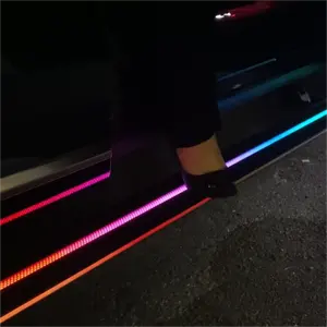 New Led Light Colorful Retractable Electric Side Steps Running Boards For 2020 Bmw X3 X4 X5 X6 X7 Running Boards