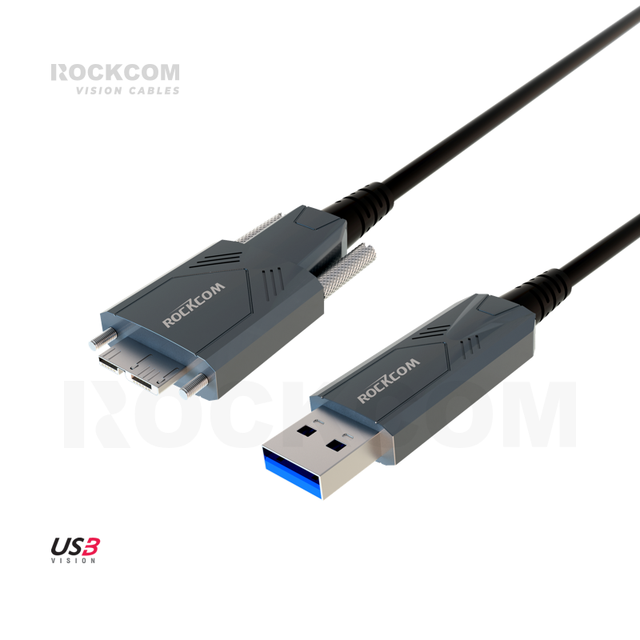 USB3.0 Cable Active Optical Cable for Industrial Camera Type-A Male to Micro-B AOC Hybrid 5Gbps USB 3.0 AOC