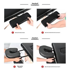 Table de massage portable et pliable personnalisable pour usage domestique avec trou, certifiée CE - Product Image 4