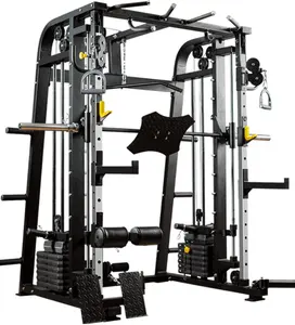 Spor üreticisi satış ev Gym çapraz eğitmen spor ekipmanları Fitness çok fonksiyonlu Smith makinesi