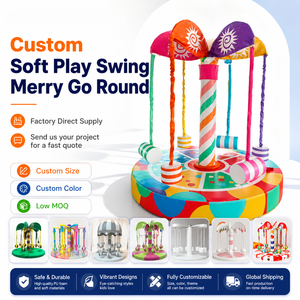Juego de columpio suave de entretenimiento comercial para bebés con carrusel de árbol redondo Merry Go para niños, al aire libre columpio, área de juegos para <span class=keywords><strong>fiestas</strong></span> - Product Image 1