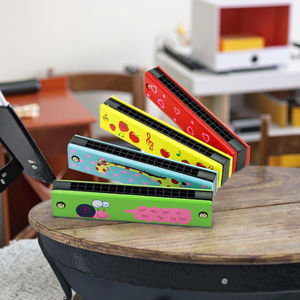Juego de 12 Harmónicas de Madera de Abedul con Diseño de Dibujos Animados, Instrumentos Musicales Educativos para Niños, Órgano de Boca, <span class=keywords><strong>Piano</strong></span>, Teclado, Guitarra de Juguete - Product Image 6