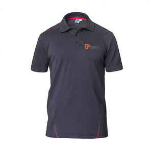 Camiseta Polo Gris Talla S de Manga Corta para Trabajo de Seguridad - Product Image 2