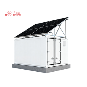 Chambre froide commerciale automatique à énergie solaire semi-enterrée avec porte coulissante et isolation thermique - Product Image 2