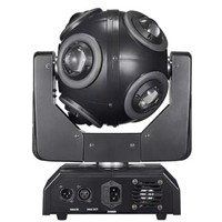 Lampe à tête mobile LED DMX512 120W RGB avec ceinture lumineuse pour KTV, discothèque, bar, DJ, faisceau rotatif