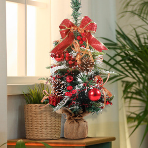 Dekorasi Pohon Natal 2024 Bonita PVC+Kawat Besi Pita Warna-warni Bola Lampion Warna Dapat Disesuaikan 45cm*30cm Untuk Meja - Product Image 5