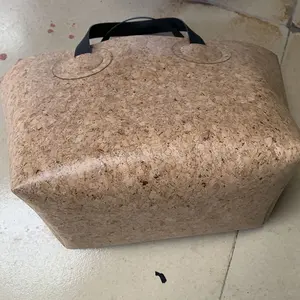 Bolsa de praia delicada de cortiça ecológica à prova d'água seca