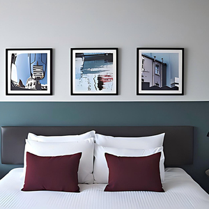 3 Star <b>Art</b> Hotel Interior Furniture Set Custom Industrial Wooden Bed Frame Design For Urban Boutique Hospitality Project - Product Image 2