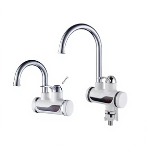 <span class=keywords><strong>Robinet</strong></span> de cuisine et salle de bain à double usage, à affichage numérique instantané, monocommande, monotrou, avec cartouche céramique, pour chauffe-eau - Product Image 1
