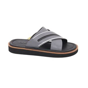 Sandales plates de luxe pour femme, haute qualité, 2026, pour la plage et l'extérieur, avec boucle métallique, <span class=keywords><strong>double</strong></span> bride et lettres - Product Image 1