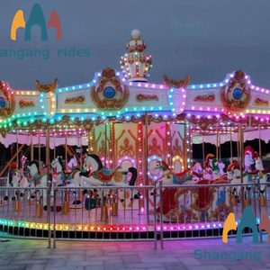 Manège mobile sur remorque, carrousel portable, pas de fondation requise, équipement de fête foraine itinérant - Product Image 2