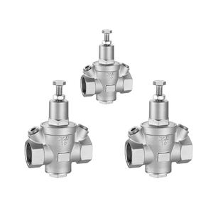 LISHUI DN50 <span class=keywords><strong>2</strong></span> pouces NPT Régulateur <span class=keywords><strong>de</strong></span> <span class=keywords><strong>pression</strong></span> d'eau réglable Réducteur avec manomètre Régulateur <span class=keywords><strong>de</strong></span> <span class=keywords><strong>pression</strong></span> Valve - Product Image 1