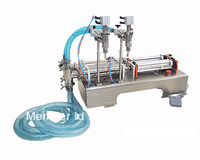 Machine de remplissage de liquides semi-automatique à 2 pistons / Machine de remplissage de liquides de table