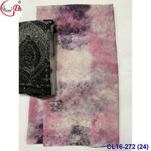 Lisami rts 5 + 2yards fleur élégant somali dirac garbasar fransawei voile SUDANESE TOOB voile coton imprime tissu - Product Image 2