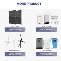 Système d'énergie solaire et éolienne hybride vertical complet Dawnice 3KW 5KW 10Kw Turbine Système de production d'énergie éolienne
