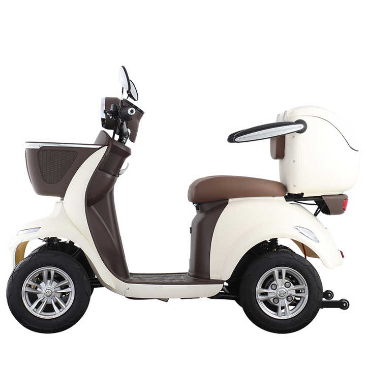 Picture Idea: Xiahe Capped Single Seater Electric Four Wheeler Disc Brakes Elderly