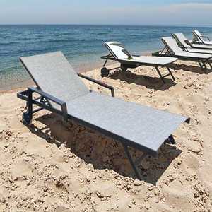 Hot Sale Aluminum Outdoor Sunlounge <strong>Lounge</strong> Back Support Modern Design Plush Lazy Sofa Bed for Adults and Babies for Hotels - Product Image 1