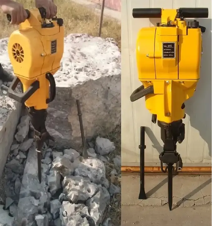 Hochwertige Mini-Bohr anlage Handheld Rock Drilling Benzin Jack Hammer