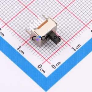 SS-22D03-G040 Slide Switch Through hole Component (THT) Switch Double Pole Double Throw Rectangle Pin Header PC Pin 8.6mm - Product Image 1