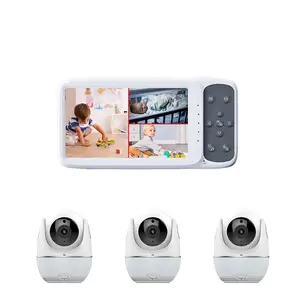 5000MA VOX Interior CCTV Visión nocturna Inalámbrico Digital Baby Monitor Cámara DE SEGURIDAD Video Baby Foon