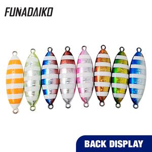 Umpan Pancing Logam Bercahaya Funadaiko Jig Baru 20g 30g 40g 60g 80g 100g 130g Umpan Jigging Cepat Hart Bait Umpan Buatan