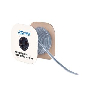 Bande d'étanchéité insonorisante autocollante JOB grise pour portes et fenêtres, 0,27 po de large x 0,3 po d'épaisseur - Product Image 1