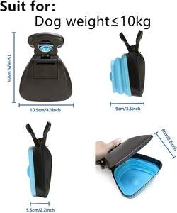 Bolsas Ecológicas Plegables para Excrementos de Perro con Clip de Silicona Impermeable para Paseos y Recogedor de Desechos - Product Image 4