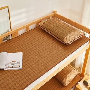 Tapis rafraîchissant en rotin et soie glacée pour l'été, 0,9 m, respirant, pour lit, matelas de dortoir étudiant - Product Image 3