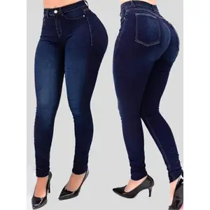 Calça jeans feminina tamanhos grandes, calça e calça feminina para mulheres, plus size, 2023