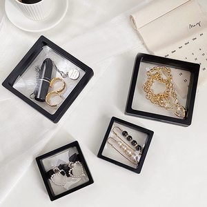 Hộp quà tặng trang sức nhỏ bằng giấy cứng cao cấp, kiểu ngăn kéo, màu hồng, in logo - Product Image 3