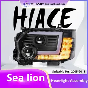 05-18 for Hiace Cool Red <b>LED</b> <b>Headlights</b> Dual-Light Lens Assembly New Condition 6000k Color Temperature Car Lights New <b>LED</b> Headli - Product Image 5