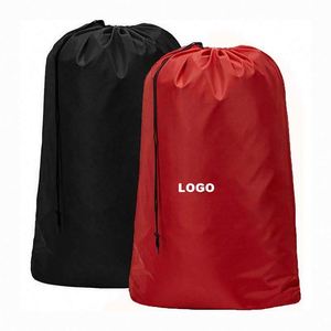 Oem Extra Large Printed Rip-stop Travel Dirty Clothes <b>Machine</b> Washable Nylon Laundry Bag With Drawstring - Product Image 1