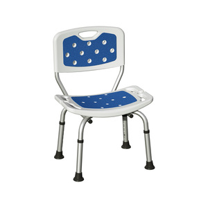 Chaise de douche et de toilette Sentinel 49,5x30x48 cm en alliage d'aluminium pour personnes âgées - Product Image 5