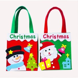 Bolsa de Fieltro Navideña de Alta Calidad para Dulces, con Logotipo Personalizado, Linda y Colorida, Saco de Santa Claus, Artículos Festivos, Color y Tamaño Personalizables - Product Image 2
