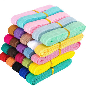 Lot De 15 Rubans élastiques Plats En Polyester - 25 Mm De Large, 15 Couleurs, Extensibles Et Souples - Accessoires Couture DIY