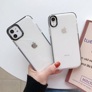 ร้อนขายกันกระแทกใสนุ่ม TPU กันชนสีดำขอบปกสำหรับ <span class=keywords><strong>iPhone</strong></span> <span class=keywords><strong>11</strong></span> <span class=keywords><strong>Pro</strong></span> XR XS <span class=keywords><strong>MAX</strong></span> <span class=keywords><strong>2020</strong></span> - Product Image 2