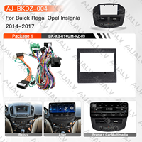 Autoradio Aijia avec écran noir mat pour Buick Regal Opel Insignia 2014-2017, écran tactile GPS intégré, WiFi, carte SD