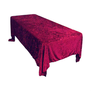 Customized Inch High Quality Soft Comfortable Luxurious Velvet <strong>Table</strong> <strong>Cloth</strong> <strong>for</strong> Wedding <strong>Events</strong> Hotel Banquet Party - Product Image 2