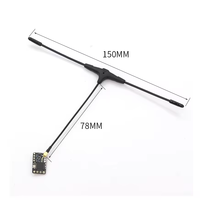 Antenne réceptrice FPV omnidirectionnelle de type T, dipôle flexible pour système de liaison vidéo sans fil longue portée