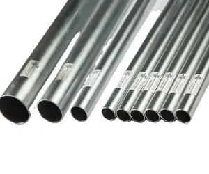 China Manufacturer Factory Direct Sales UL797 Standard ANSI C80.3 EMT Electrical Metallic Conduit Steel Pipes and Fittings