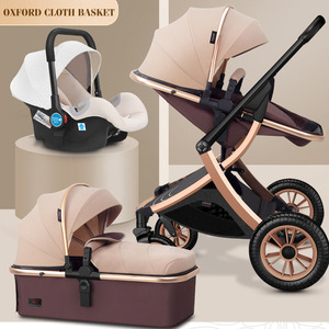 Carrito <span class=keywords><strong>de</strong></span> Bebé Plegable Multifuncional <span class=keywords><strong>para</strong></span> Exteriores JXB, con Resortes Amortiguadores, Gran Venta - Product Image 2
