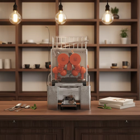 Extracteur de jus d'orange automatique commercial US Stock pour restaurants et usage domestique avec moteur durable