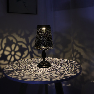 Solar Garden <b>Light</b> Outdoor Waterproof <b>LED</b> Table Lamp With Solar Panel For Patio Deck Yard Decor - Product Image 2