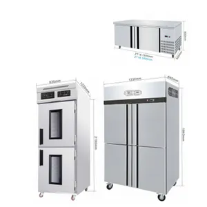 Commercial Automatic Bread 16 32 Trays Carts Zutomatic Spray Proofer Machine Dough Proofer Fermentation Cabinet