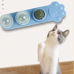 Кошачий мятный шар 3-в-1 лизать кошачьи закуски аппетитные и пищеварительная игрушка кошачья мята