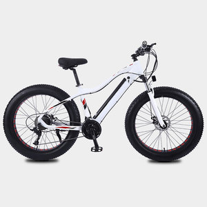 Bicicleta de montaña eléctrica de fábrica de 26 pulgadas con marco de aleación de aluminio, neumático gordo, batería de litio, bicicleta eléctrica <span class=keywords><strong>MTB</strong></span> para hombres y mujeres - Product Image 5