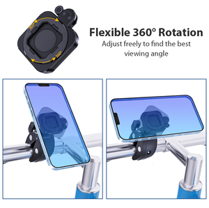 Support de téléphone portable universel Taiworld à 360 degrés support de clip mobile flexible verrouiller rapidement support de téléphone de vélo pour vélo moto - Product Image 5