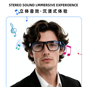 Smart <b>Glasses</b> A02 AI Translation Call Music Playback Sunglasses 5 Screen Size 38g - Product Image 3